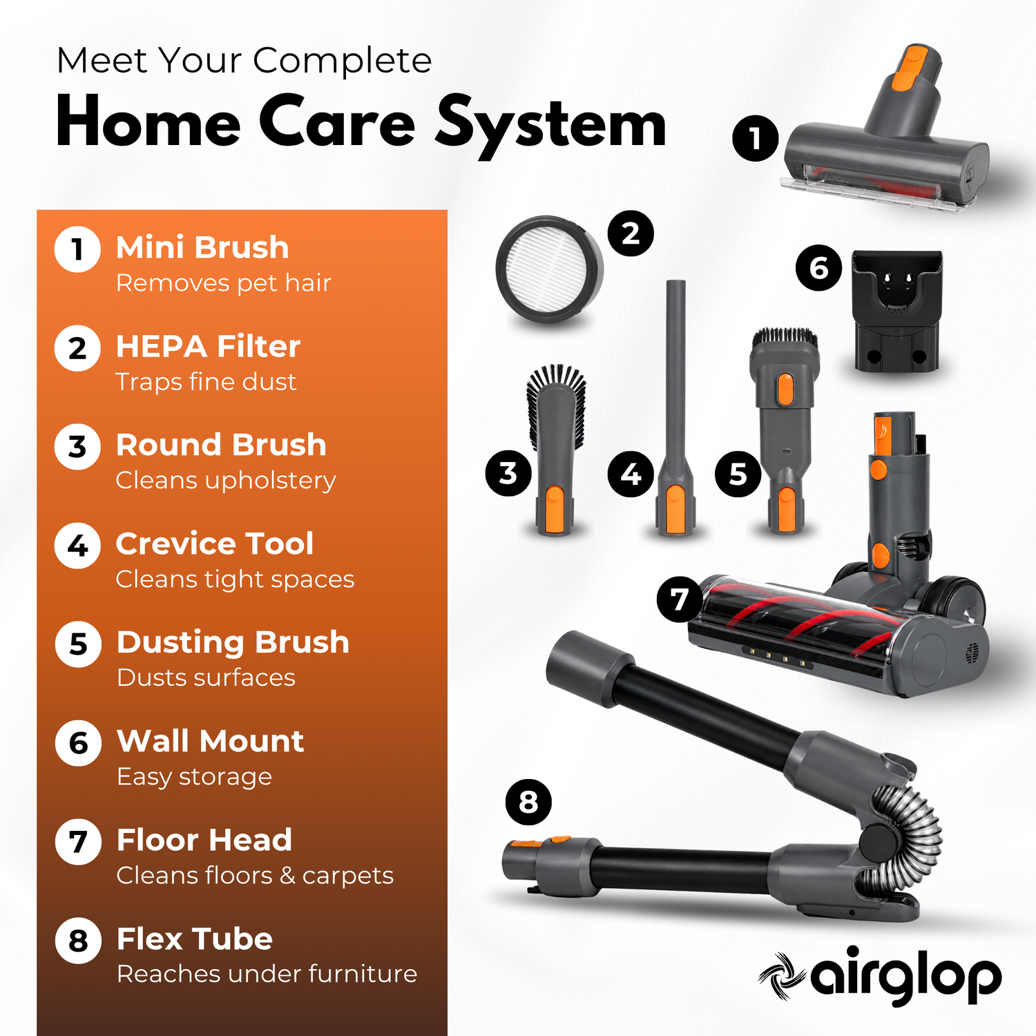 Airglop vacuum cleaner VG 20 pro