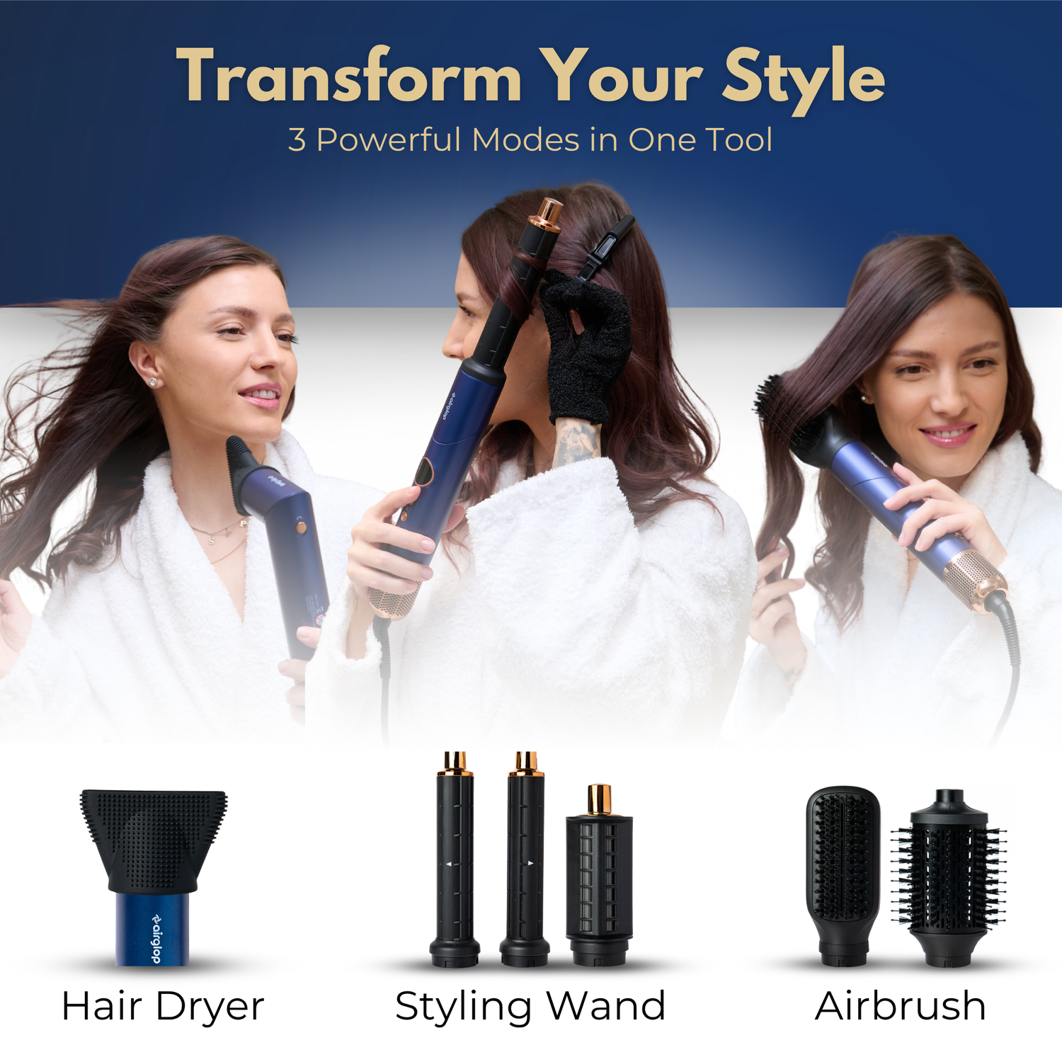 Airglop HAB 41A  Multi Styler Hair Dryer