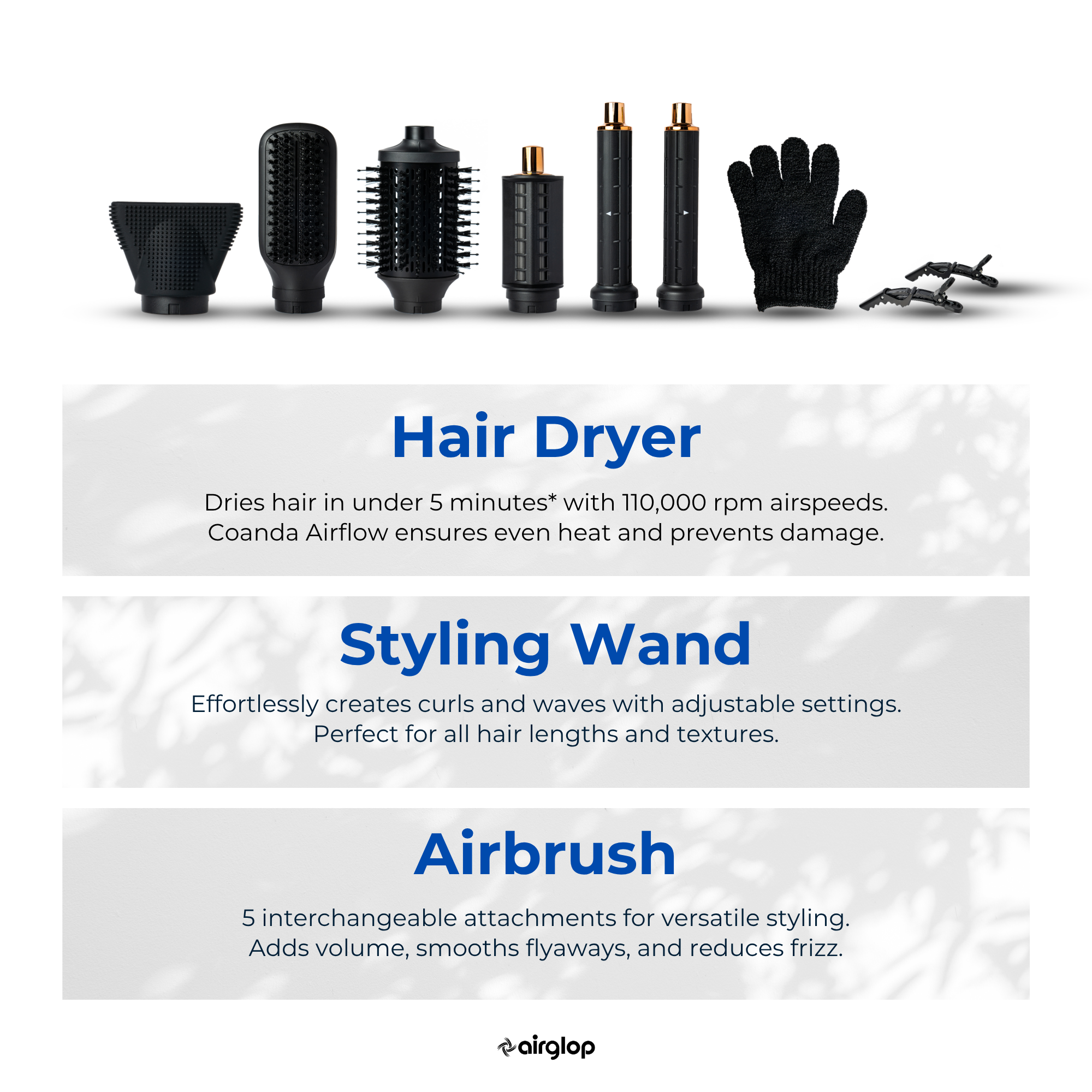 Airglop HAB 41A  Multi Styler Hair Dryer