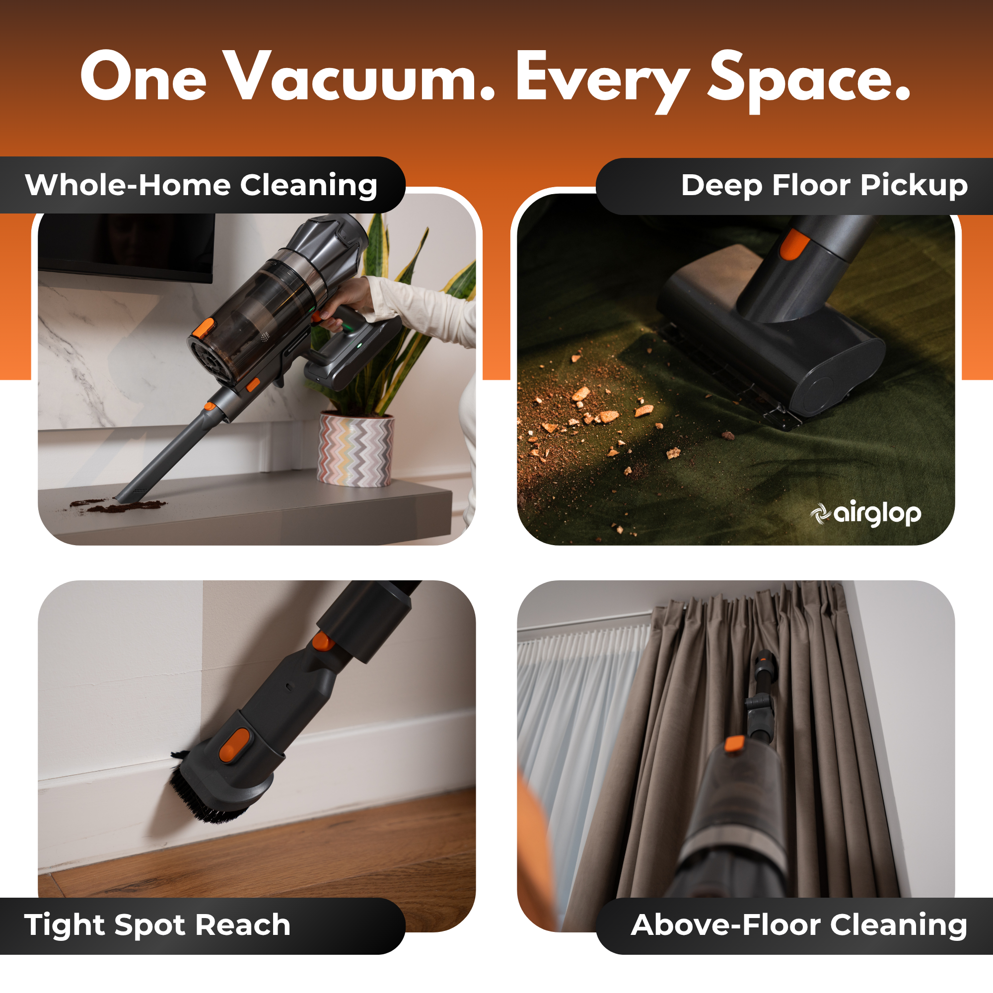Airglop vacuum cleaner VG 20 pro